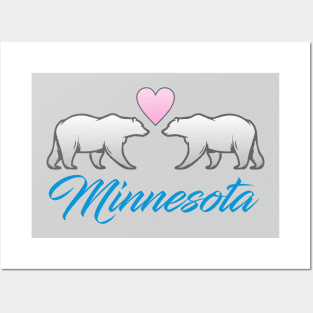 Minnesota Polar Bear Posters and Art